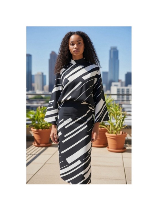 ZARA Dresses & Skirts - Zara Geometric Print Top and Skirt Set NWT Large